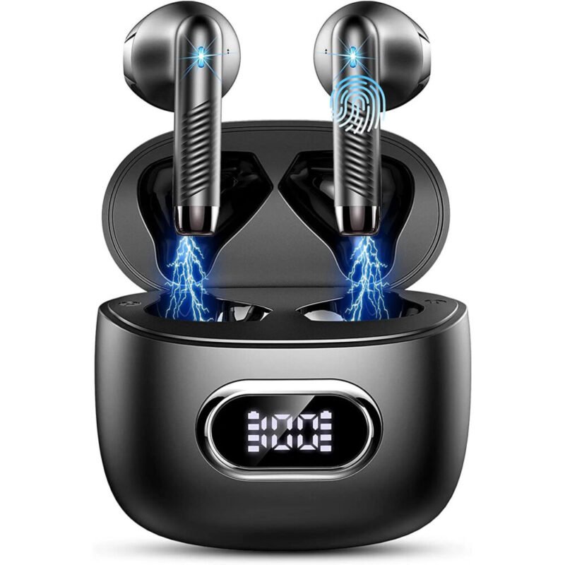 Waterproof LED Display Wireless Earbuds With ENC Factory